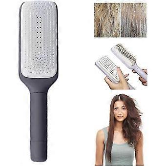 Self Cleaning Hair Brush For Women, One-click Cleaning Comb, Retractable Comb, Anti-static Massage Comb For Adults Kids