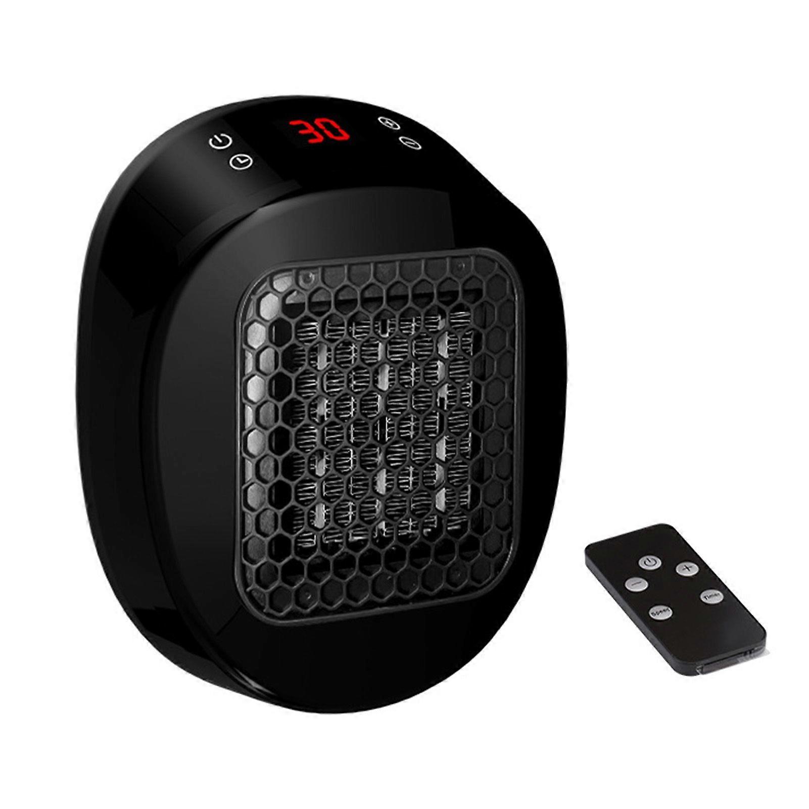 Jikaix Wall-Mounted Space Heater with Adjustable Thermostat & Timer Quick Warmth Electric Heaters Portable Plug-in Room Heater for Bathroom Bedroom