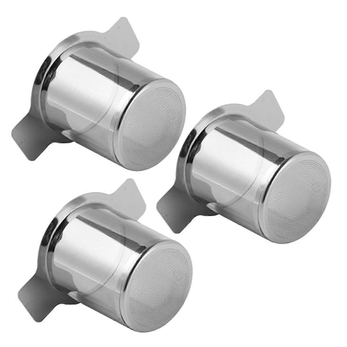 3pcs Stainless Steel Double Handle Tea Infuser with Lids, Reusable Fine Mesh Tea Strainer for Loose Leaf
