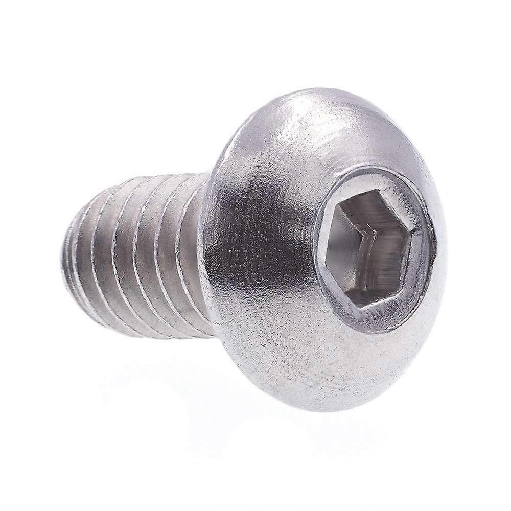Socket Cap Screws Button Head Hex Drive 832 x 5/16 in 188 Stainless Steel 10 Pack