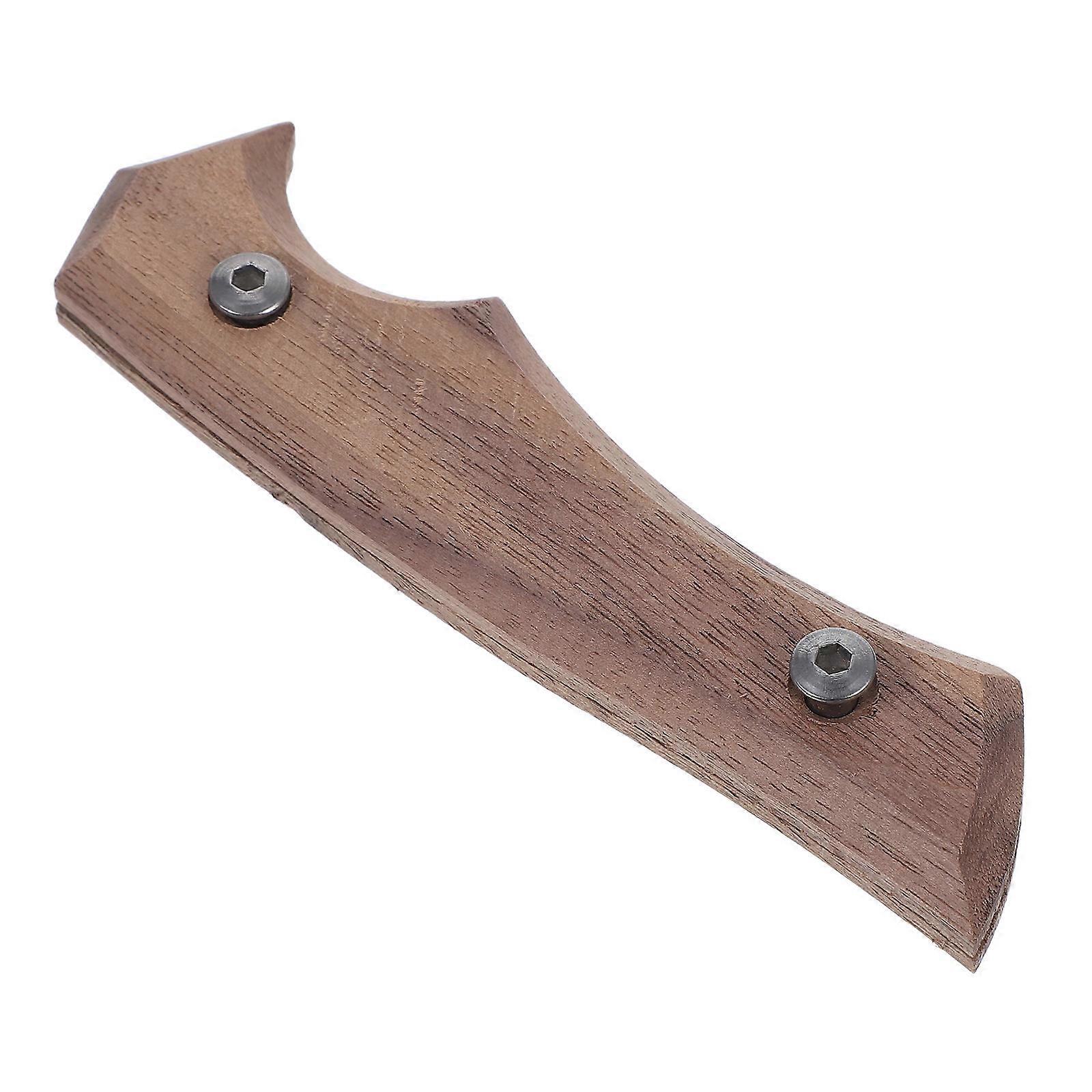 Wooden Handle Replacement for Kitchen with AntiSlip Comfortable Grip Beige Solid Wood