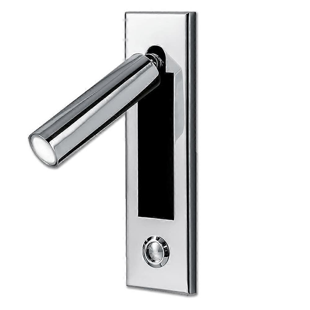 LED Wall Spot Light with Switch, Adjustable 350° Rotation Bedside Reading Lamp, Energy Saving