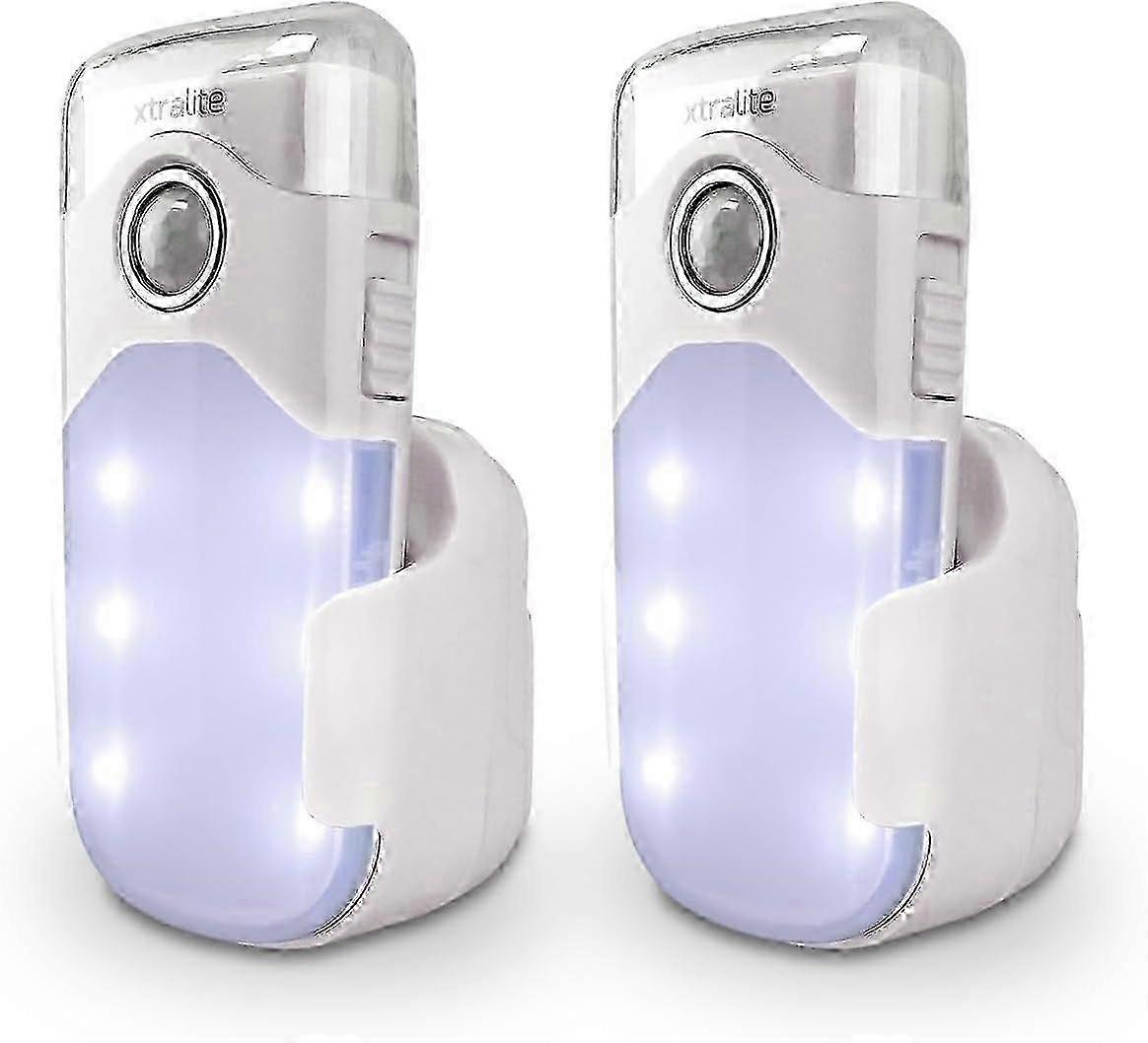 Rechargeable Night Light Torch With LED Light Motion Sensor And Power Cut Emergency Function 2 Pack For Home Safety