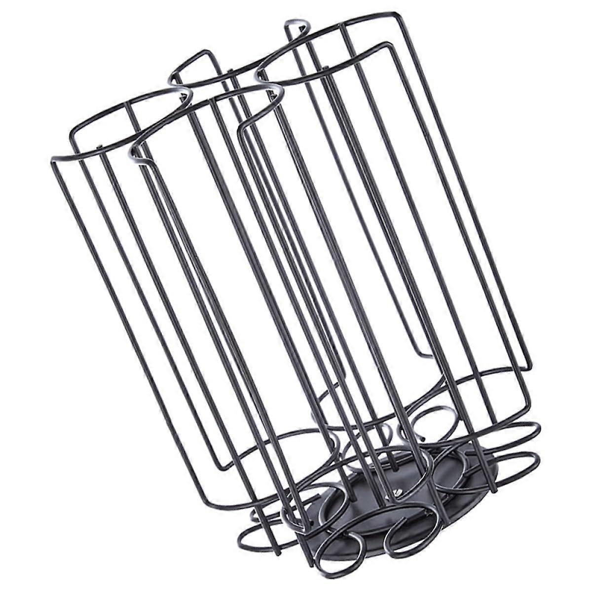 Coffee Capsule Holder with Large Capacity Storage, 360° Rotating Coffee Pod Rack for Kitchen and Office