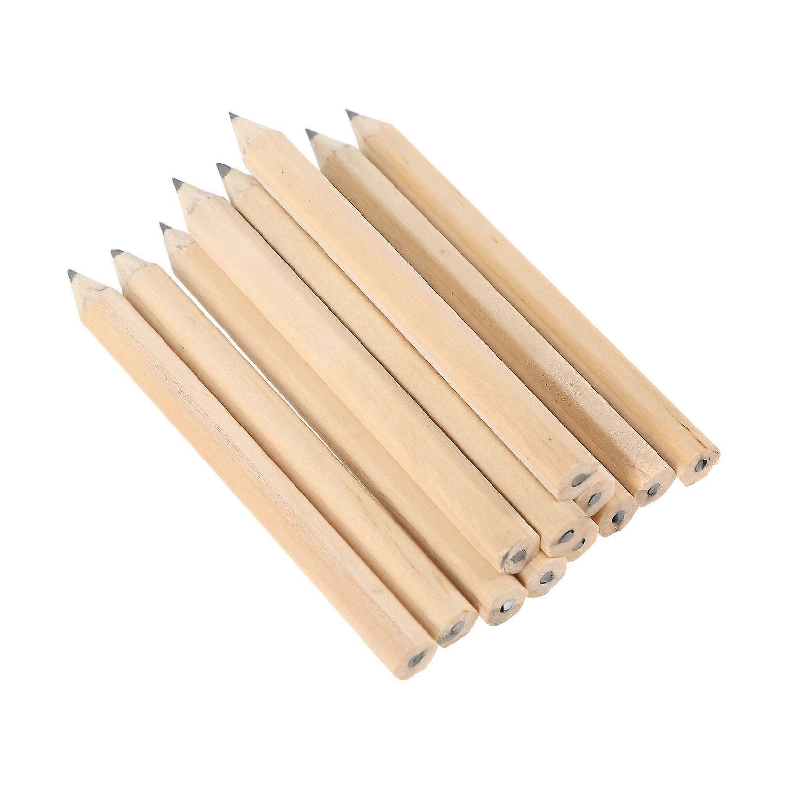Small Wooden Pencils 100Pcs Hexagonal Writing Instruments Suitable For Teachers Students Art Studio Utilization