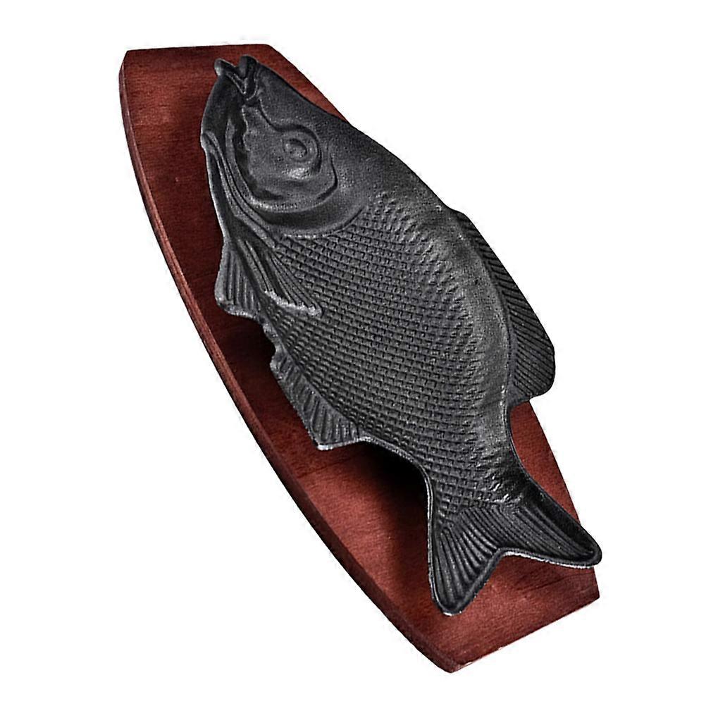 Fish Plate Iron Cooking Dish for Restaurant Serving
