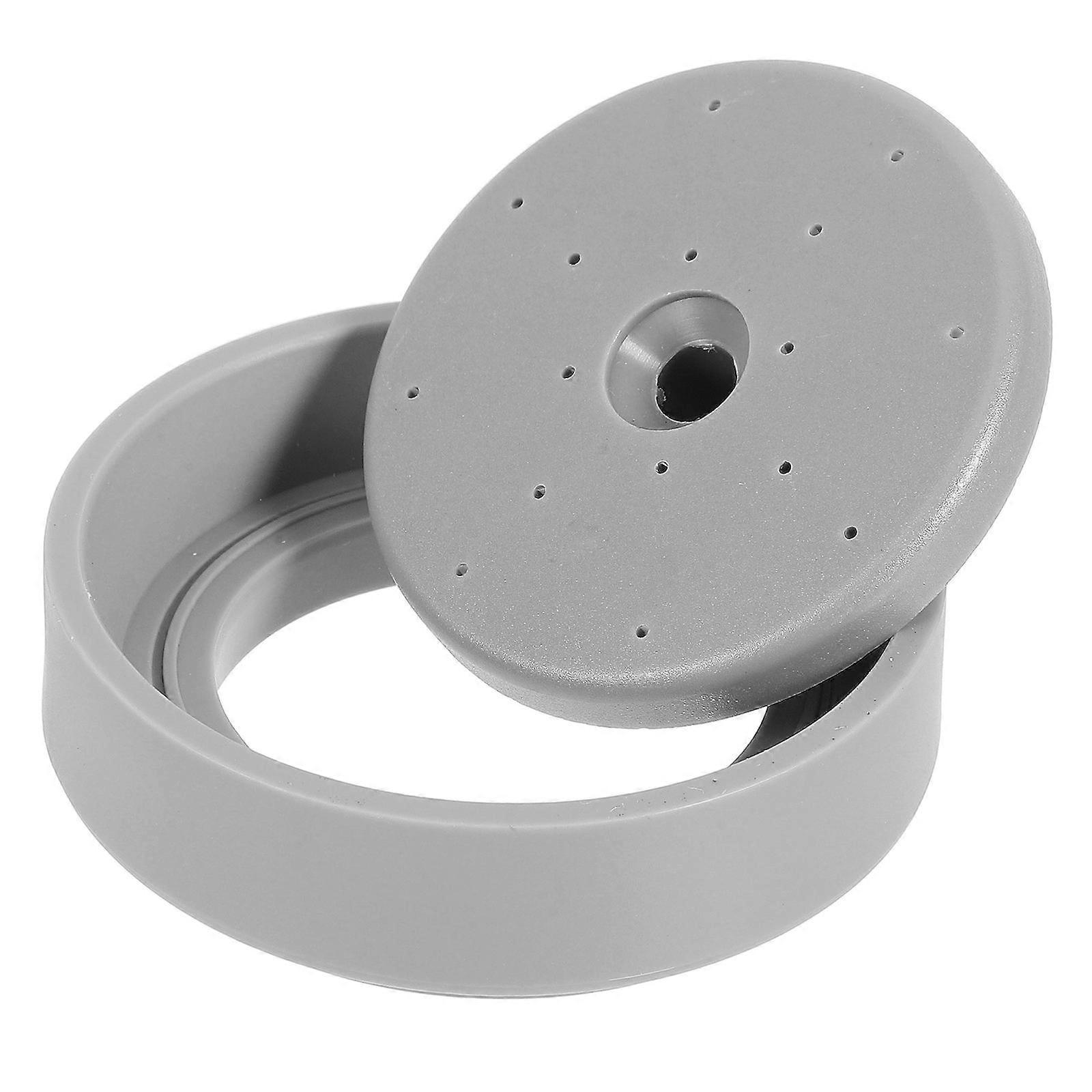 Leakproof Silver Shower Head Cap for Home Easy Installation Durable Plastic Replacement Accessories