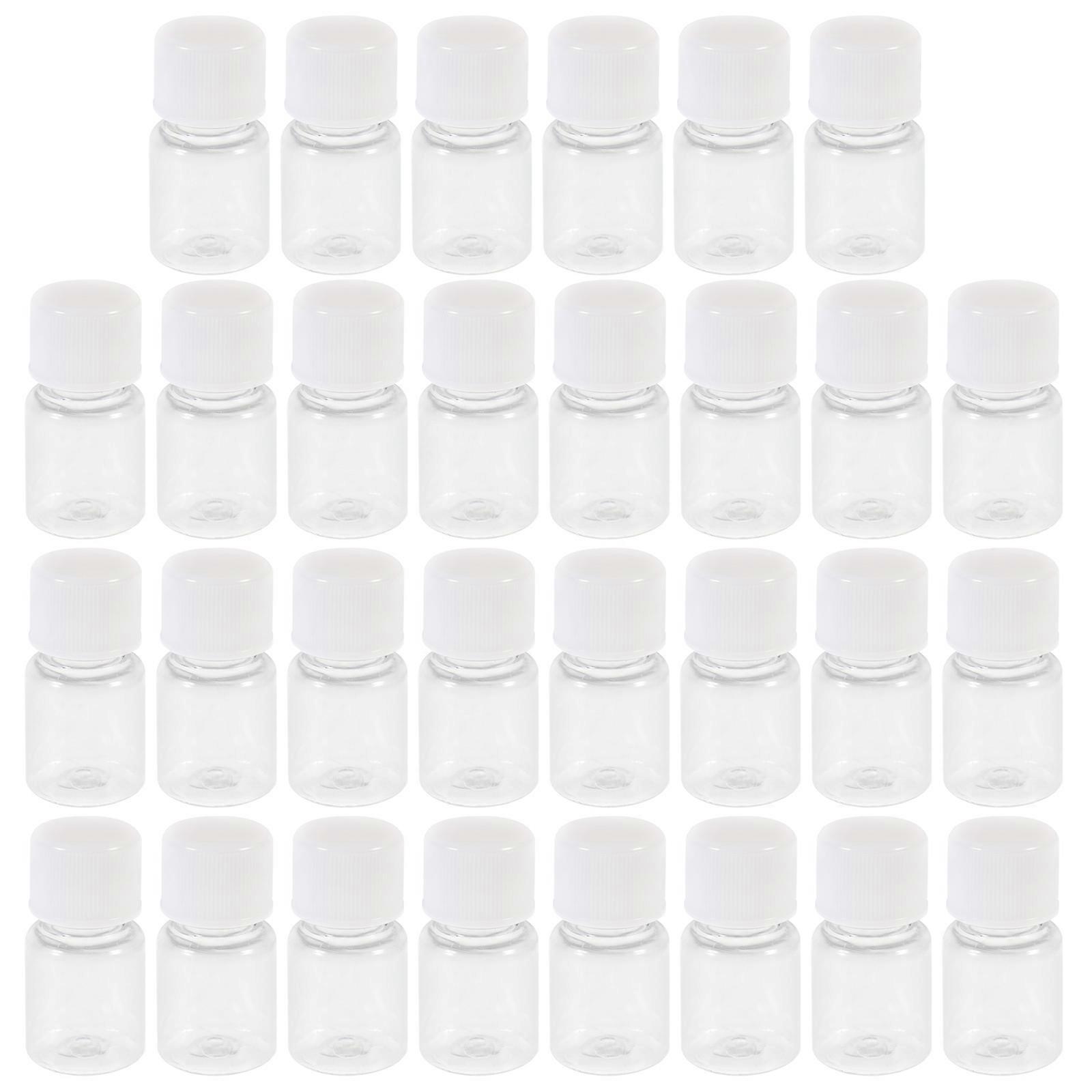 Reagent Vial Laboratory Sealing Sample Bottles 5Ml 30Pcs Transparent