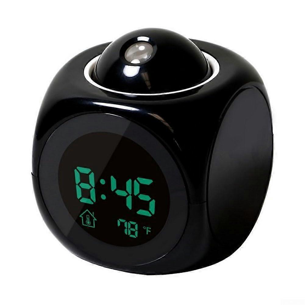 Black Multi Function Projection Device With Intelligent Voice Alerts