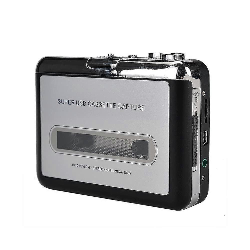 USB Cassette Player Portable Compact Tape to MP3 CD Converter USB Audio Capture