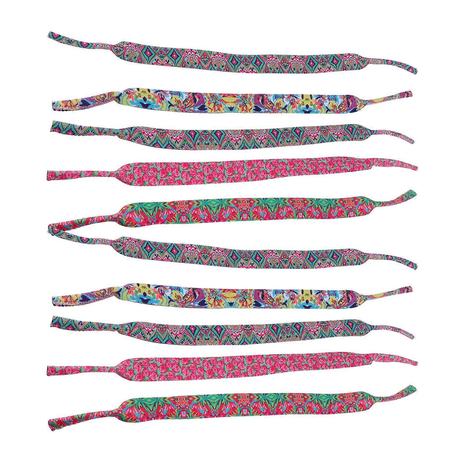Eyeglasses Straps Neoprene Durable Holder for 10Pcs Assorted