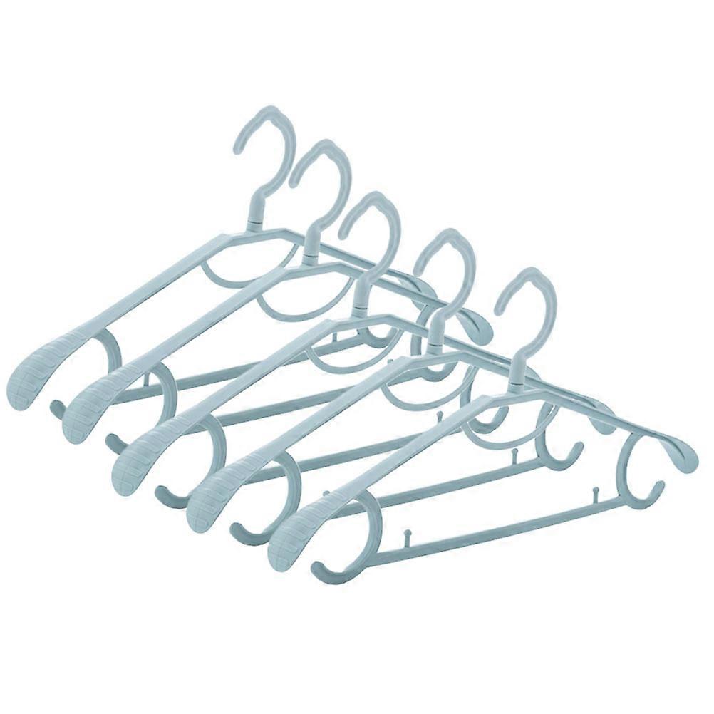 Non-Slip Clothes Hanger Plastic Skidproof Hanger for Clothes 5Pcs