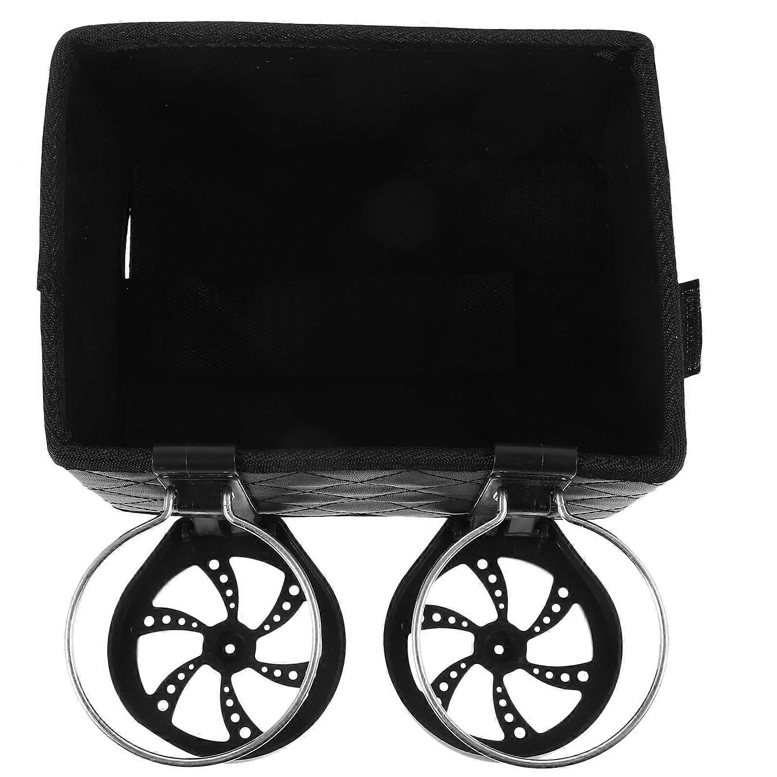 Car Armrest Storage Box for Car Use Multi Function Cup Holder Black