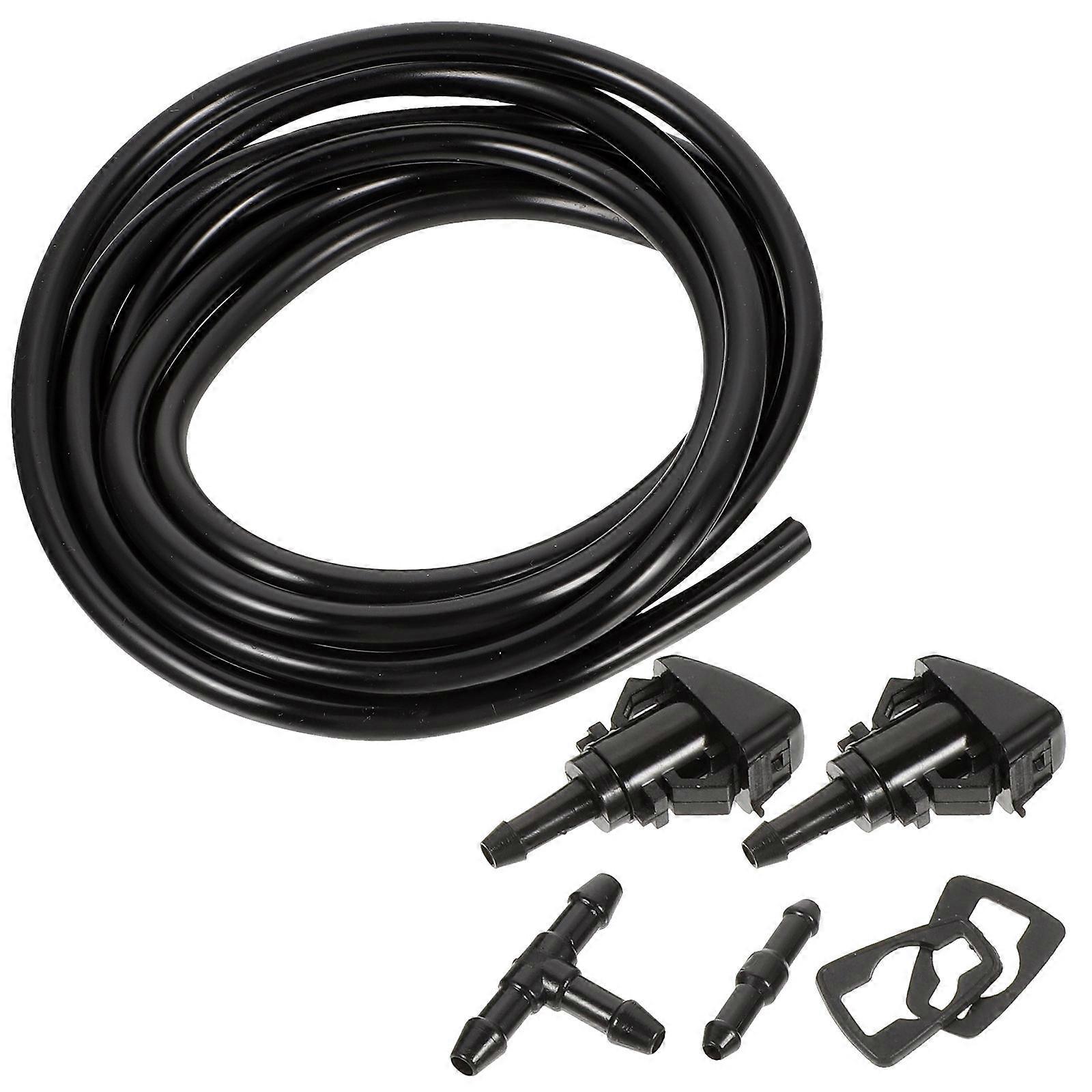 Windshield Washer Nozzle Repair Kit for Cleaning 1Set Windshield Washer Hose Kit