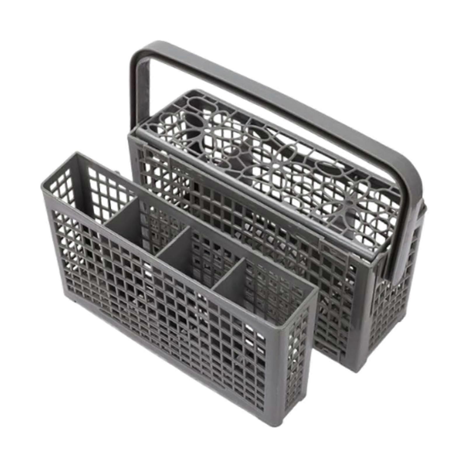 Universal Dishwasher Cutlery Basket Replacement with Handle, Durable Silverware Holder 230x130mm