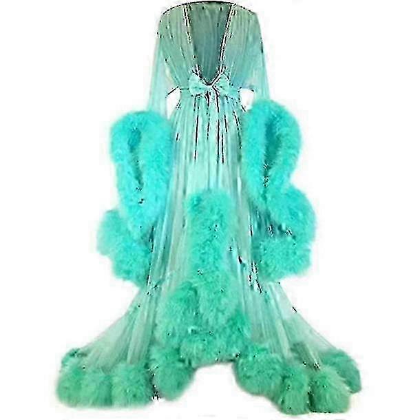 Hot Women's Trailing Long Dress Feather Flared Sleeves Dress Perfect For  Bachelorette Parties