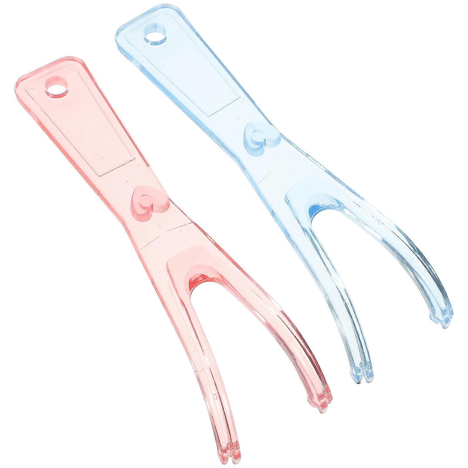 Floss Holder 2Pcs for Effective Floss Use with Comfortable Grip Handle