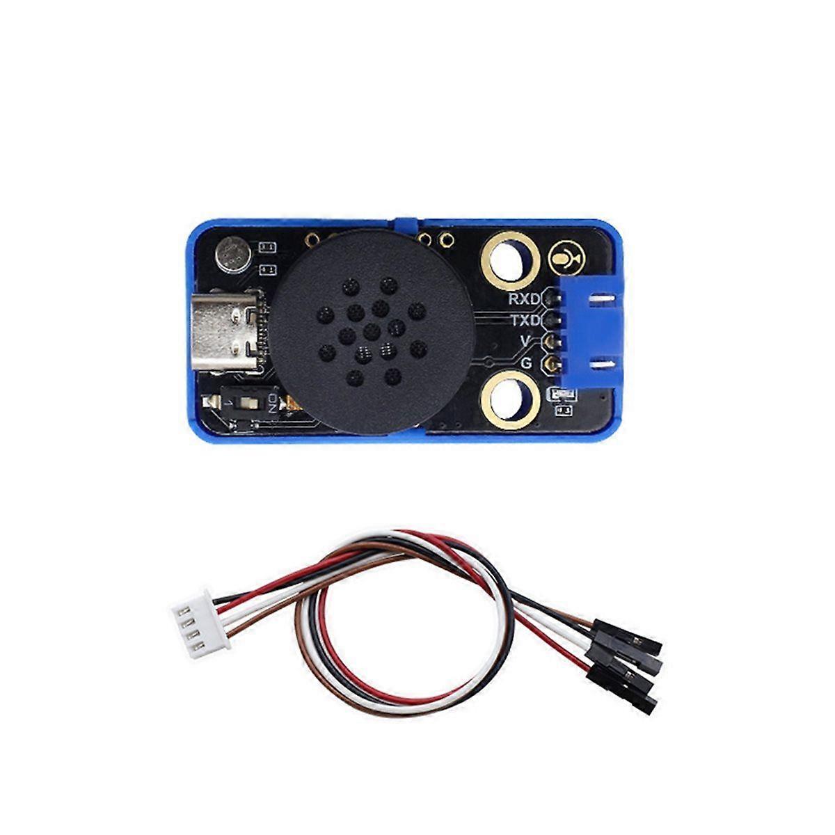 AI Xiaozhi English Voice Module DIY Electronic Building Blocks for Blocks for Project Programming with Case