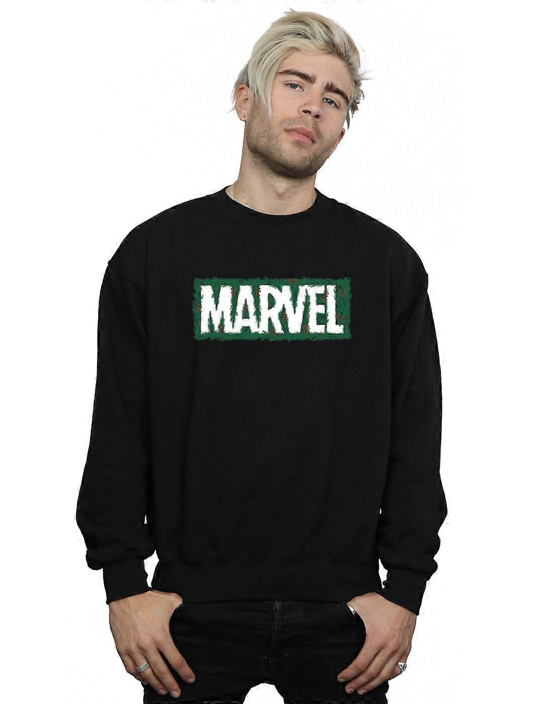 Marvel Men's Holly Logo Sweatshirt