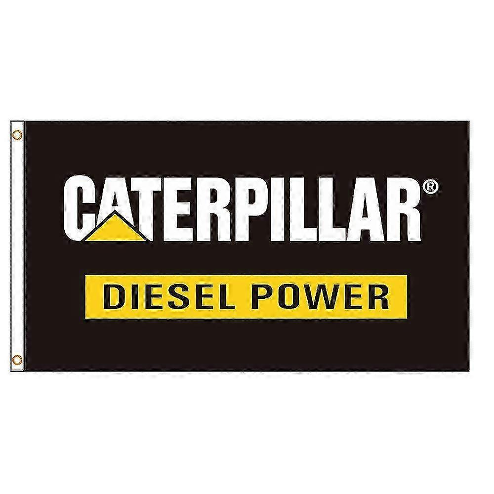 3x5 ft caterpillar engineering maskin flagg