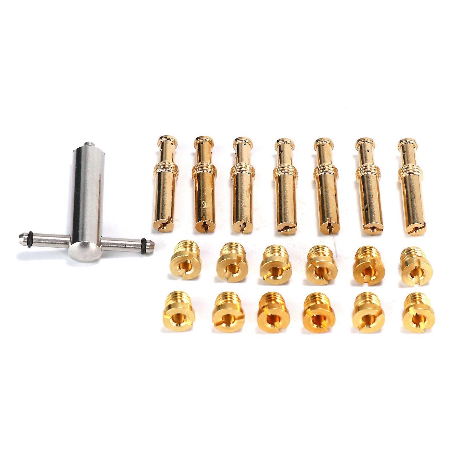 User Friendly Carburetor Jet And Tool Set For Motorcycle Upgrades Offering High Compatibility Enhanced Engine Efficiency Multicolor