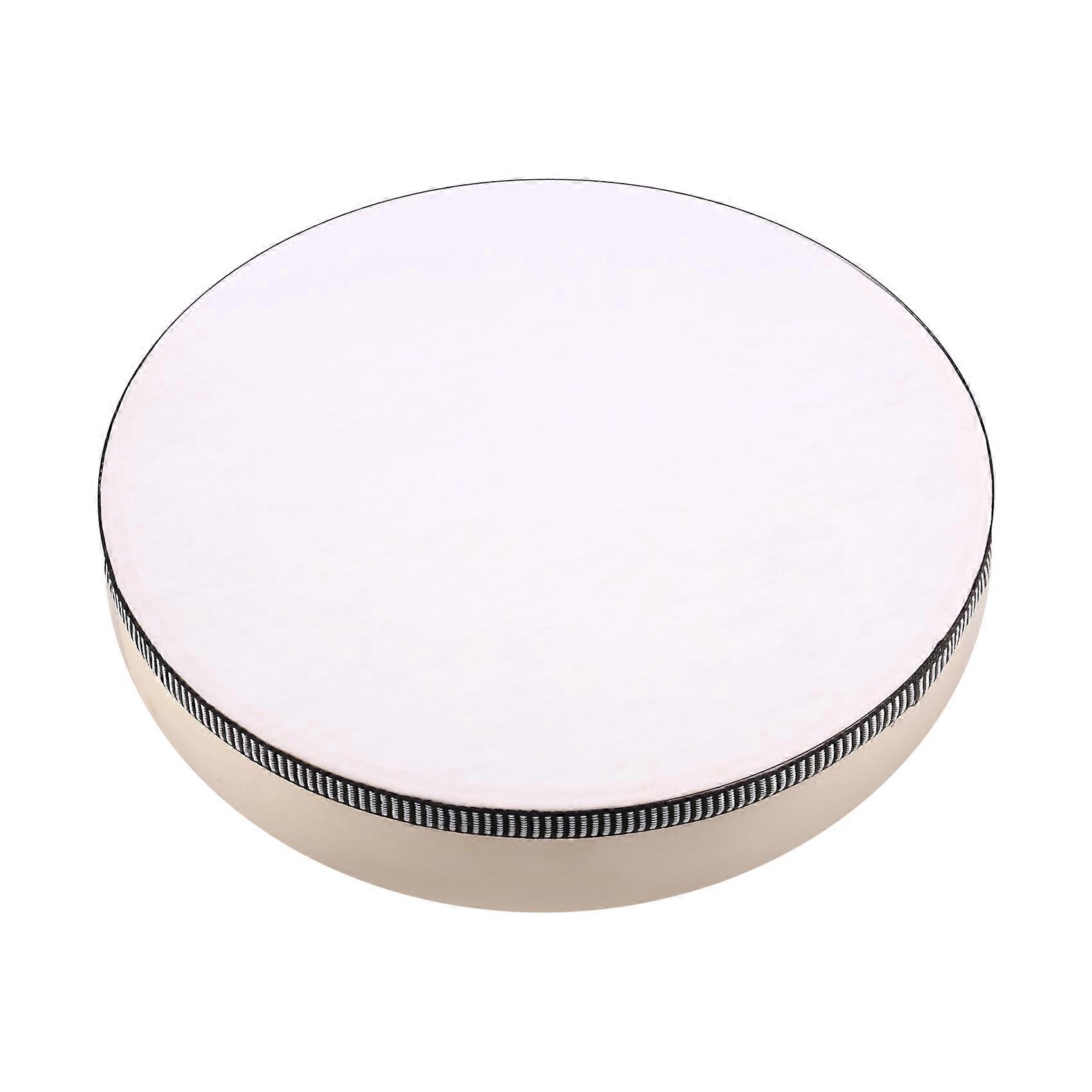 Tambor de Mão de 10 polegadas Pandeiro Metal Jingles Percussão