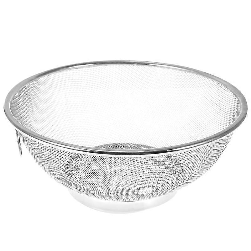 Stainless Steel Colander Mesh Strainer Basket 8.66 Inch Rustproof for Fruit Vegetable Rice Draining
