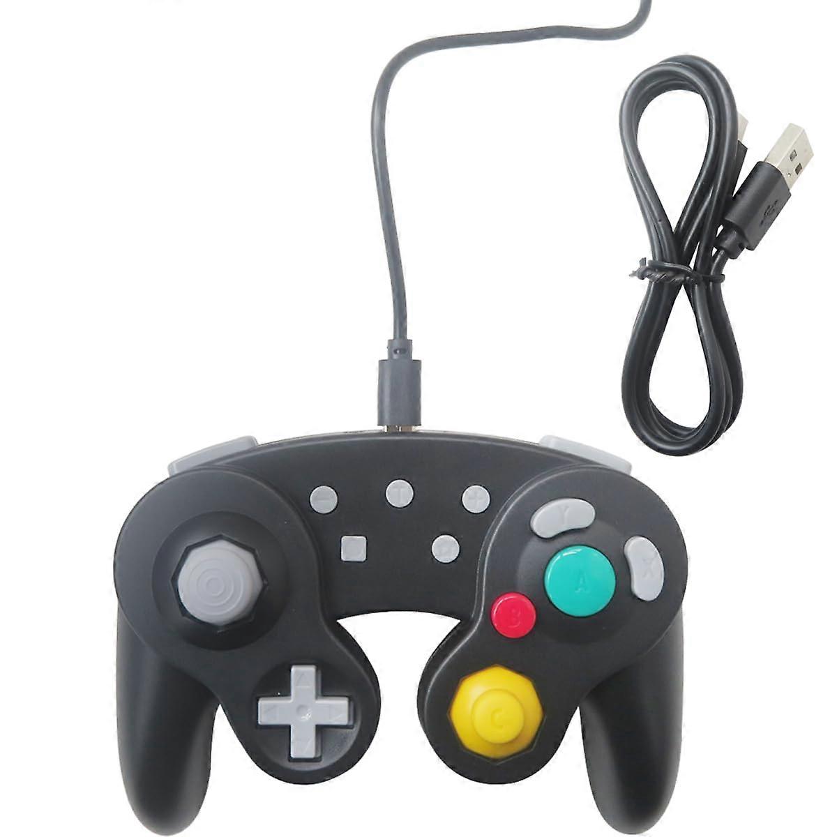 Wireless Controller for Nintendo Switch with Turbo, Gyro, Rumble and PC Steam Compatibility  Black