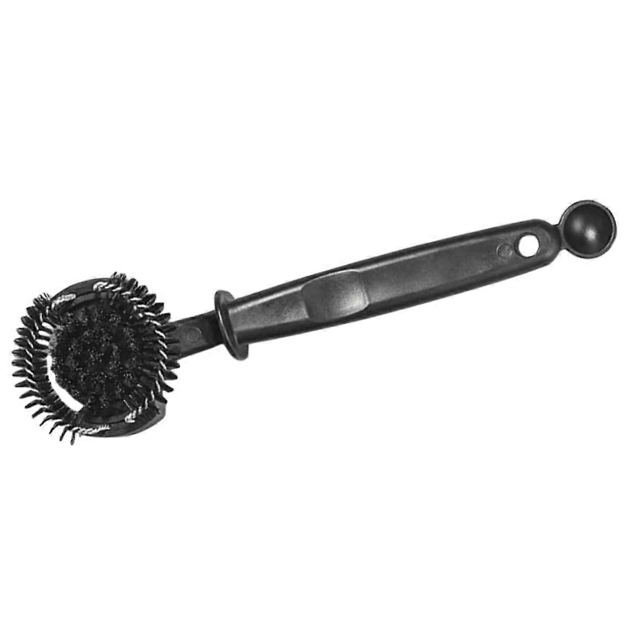 Espresso Machine Group Head Cleaning Brush with Spoon, Detachable Bristles, Ergonomic Handle
