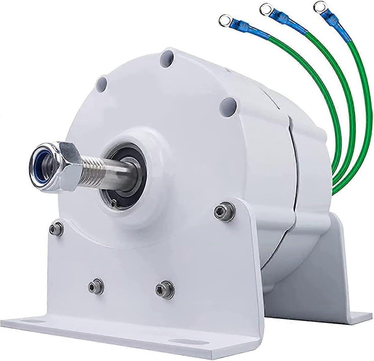 4000W 24V Three Phase Permanent Magnet Generator Low Speed NdFeB Alternator  Efficiency Gearless Direct Drive