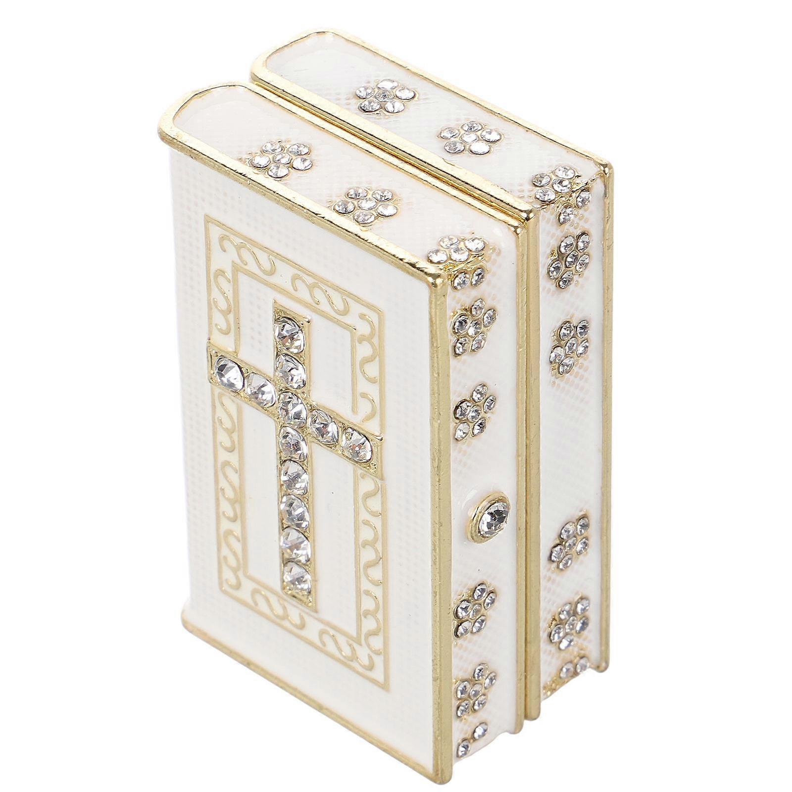 Vintage Book Shaped Box for Storage Featuring 2Pcs Book Simulation Boxes