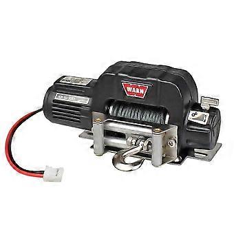 1/10 Scale Aluminum Alloy RC Winch Upgrade Part, Durable Metal Cable, Easy Installation, Black