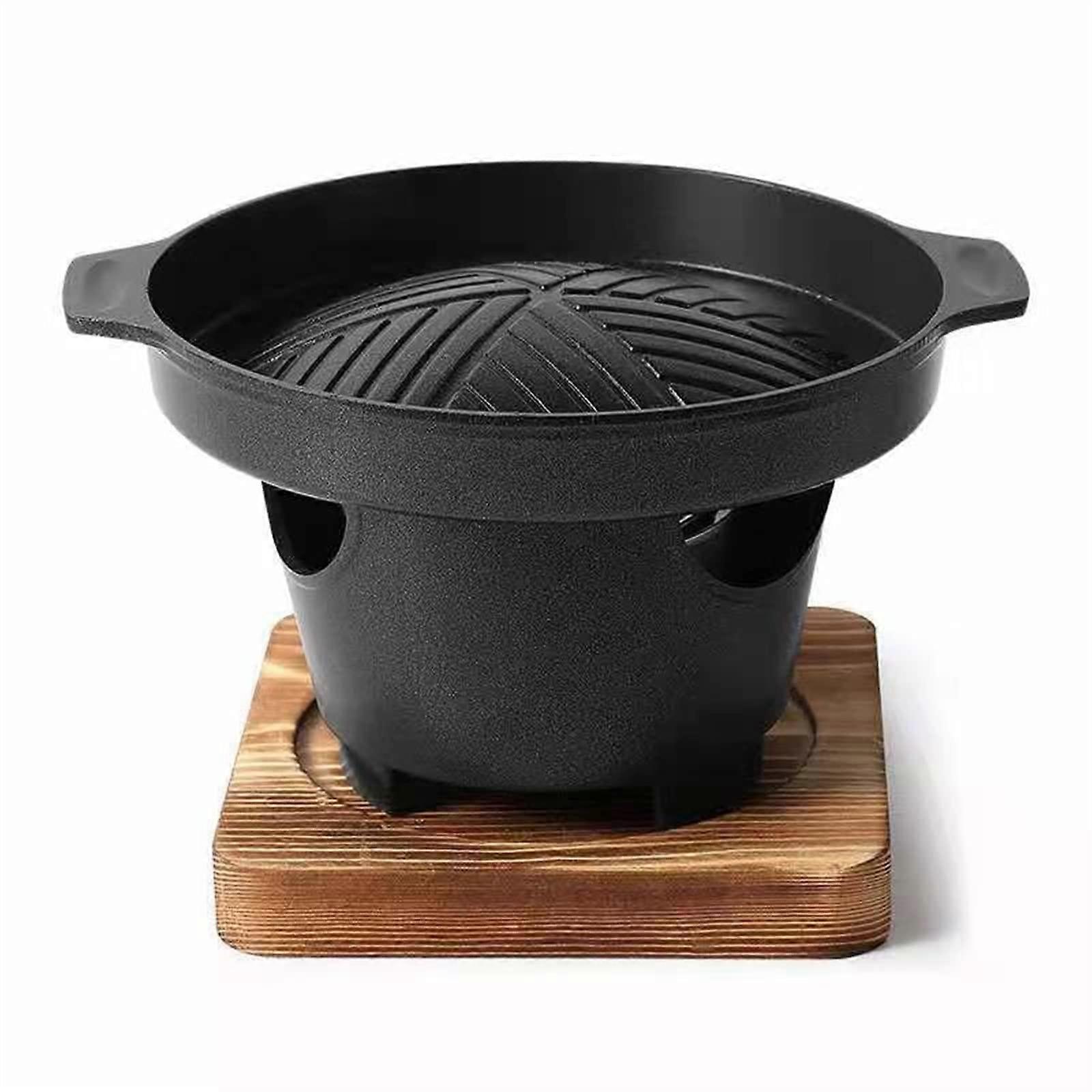 Portable BBQ Grill with Non Stick Surface, Easy Setup Mini Grill Rack for Camping or Home Use