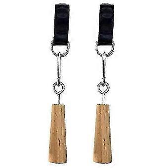 Wooden Handle Pull Up Ball Grip Finger Strengthener Exerciser Arm Muscle Strength Workout Climbing Fitness Accessories C