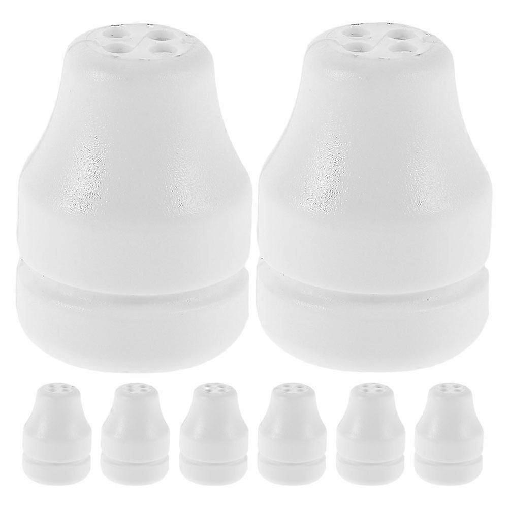 8Pcs Cord Pull Ends for Window Blinds and Curtains in Classical Charm White for Versatile Use