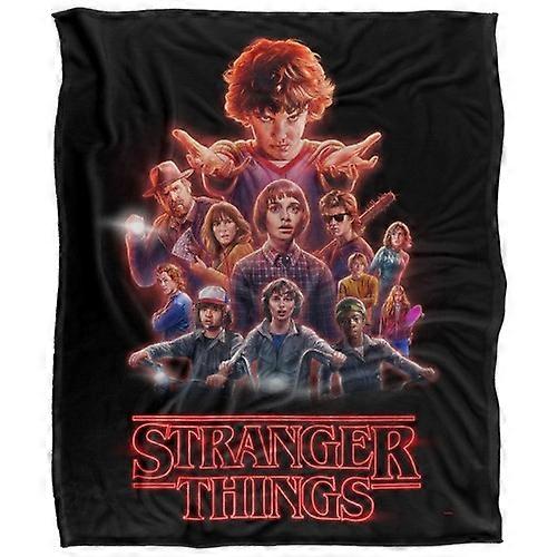 Stranger Things 2 Silky Heroes Supersoft Throw