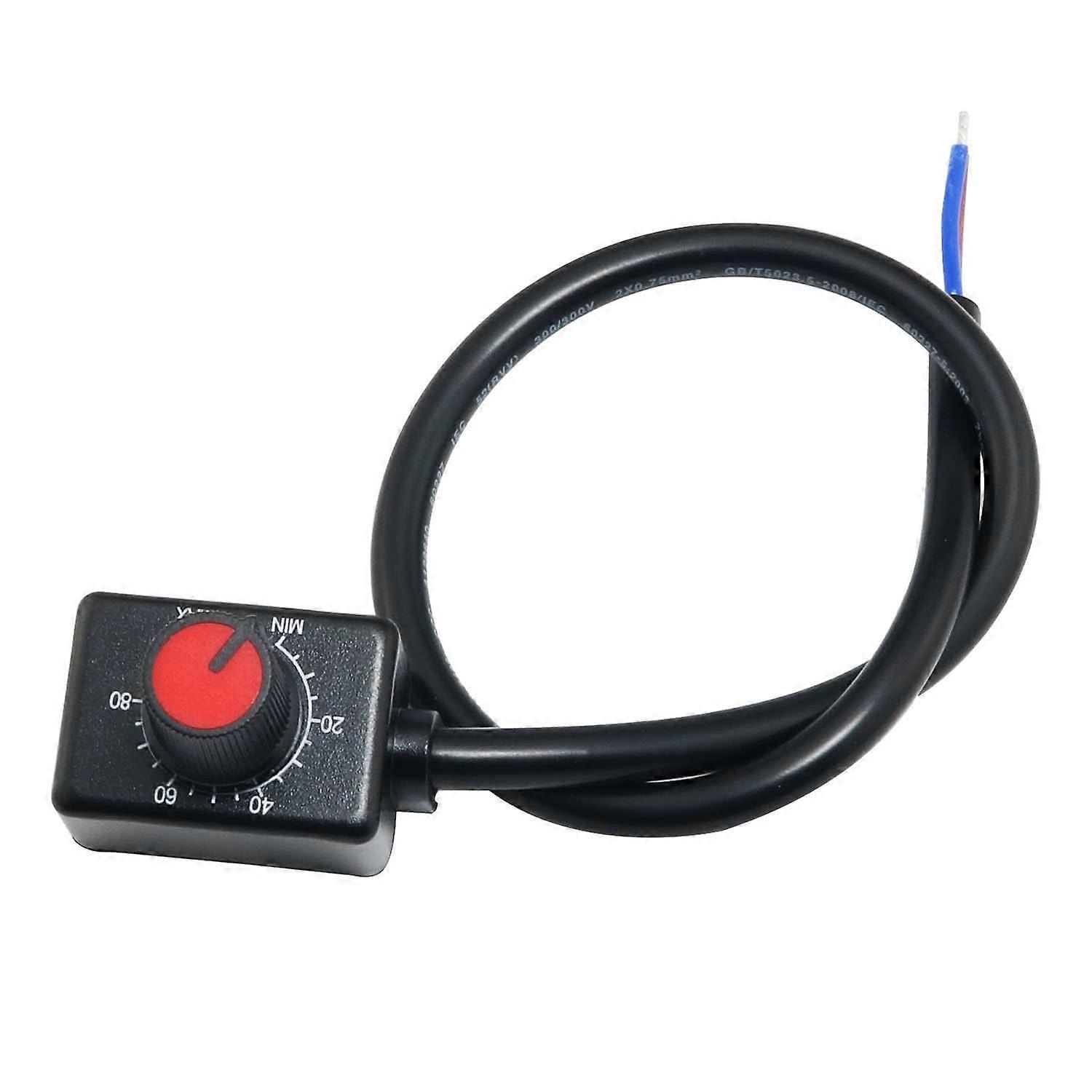 010V Rotary LED Dimmer Switch with Knob, Precise Brightness Control for Dimmable LED Driver, Black