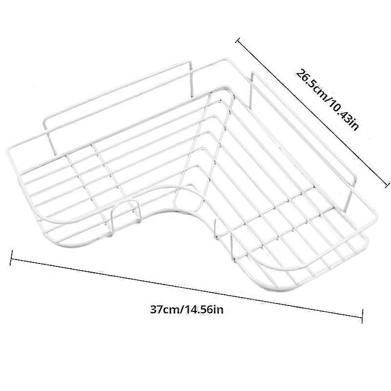 Iron Triangle Rack For Kitchen Bathroom Storage Rack Thickened Love Corner Rack Storage Rack Durable
