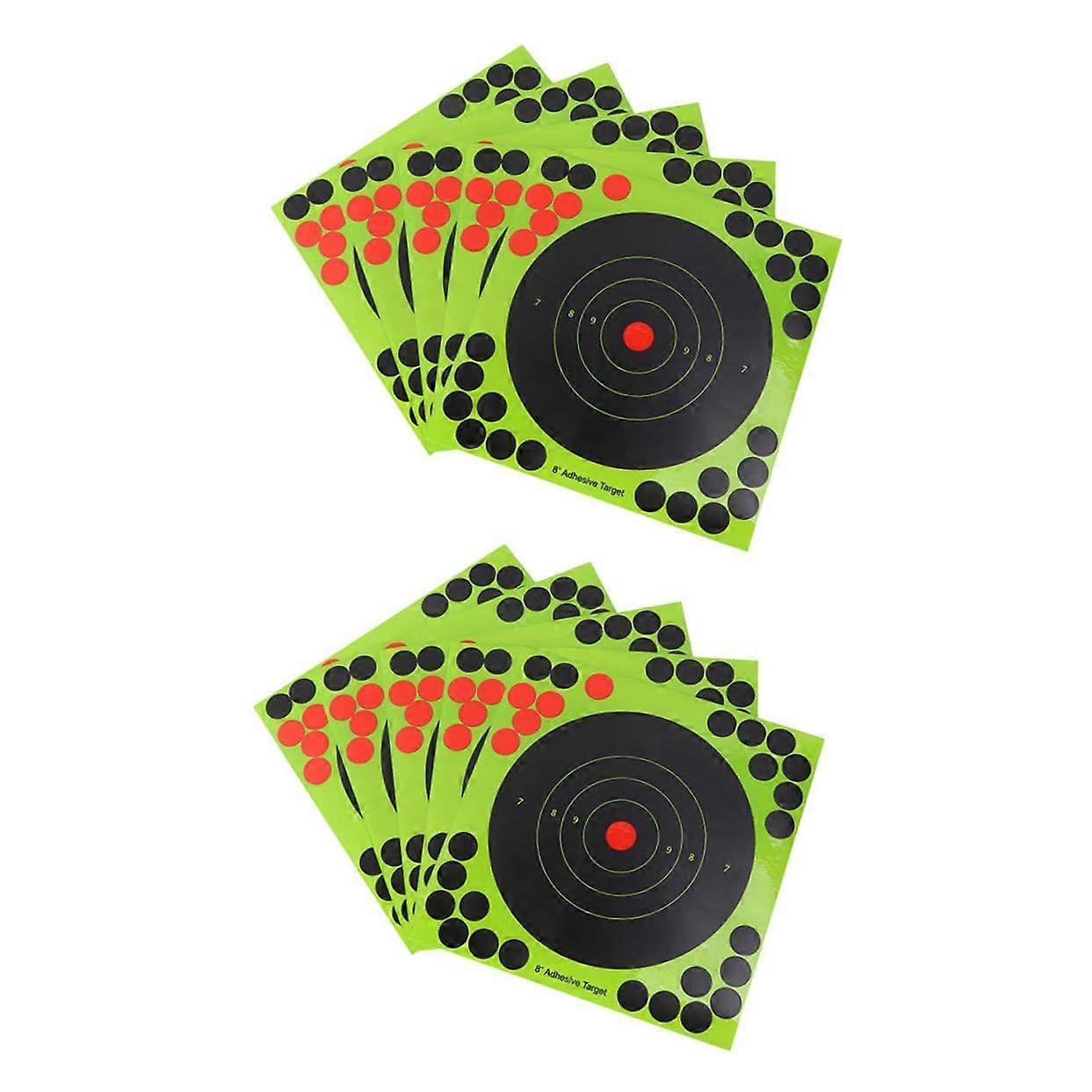 40 Sheets Replaceable Dartboard Target Stickers with Splatter Adhesive Shooting Targets for Practice