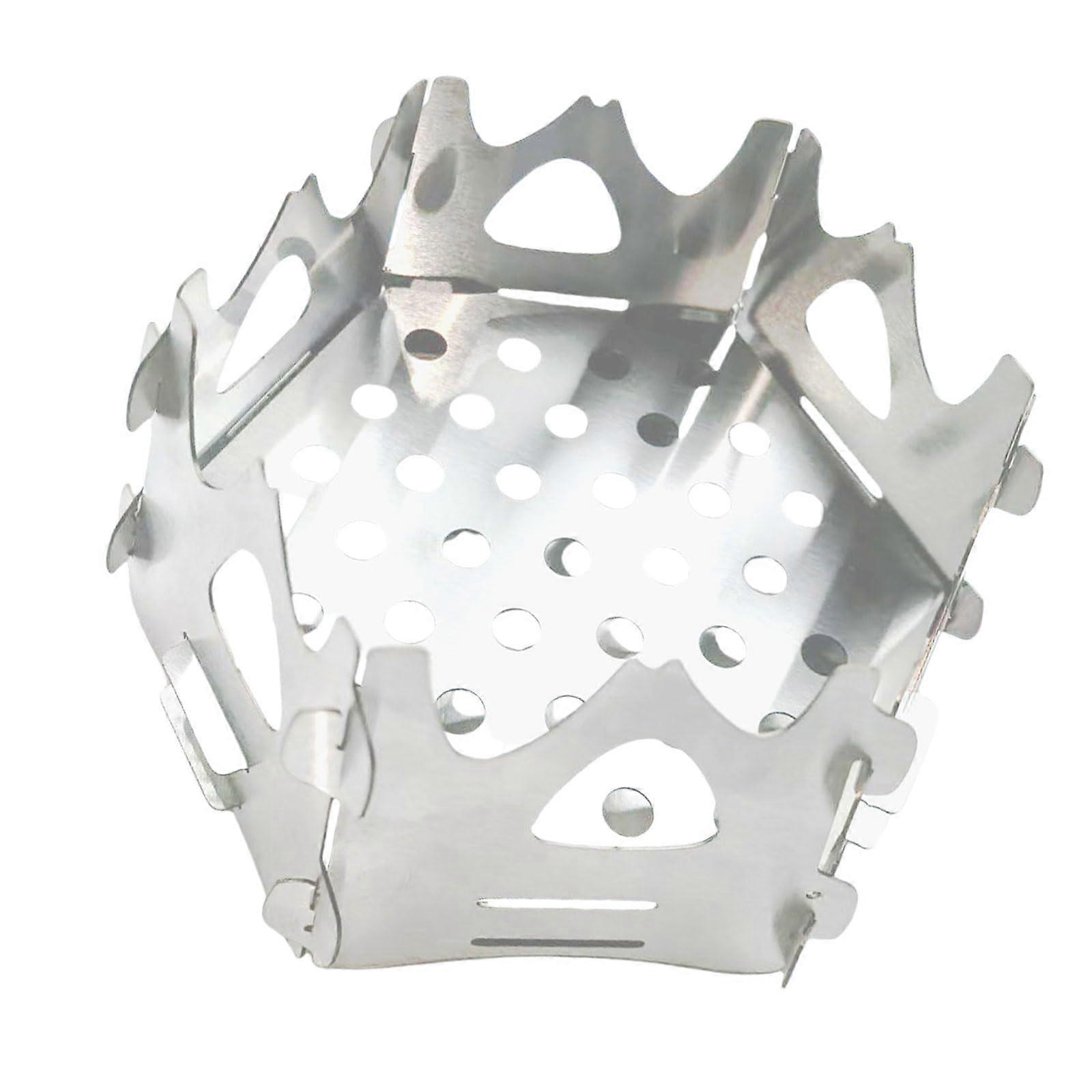 Foldable Camping Stove with Powerful Heating Efficiency, Windproof Lightweight Design for Hiking and Picnic