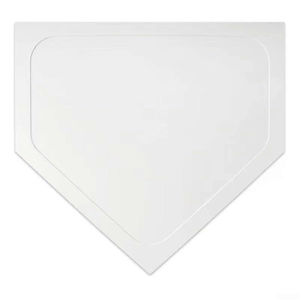 Baseball Softball Base Mat with RollUp Design, Lightweight Rubber Home Plate for Training