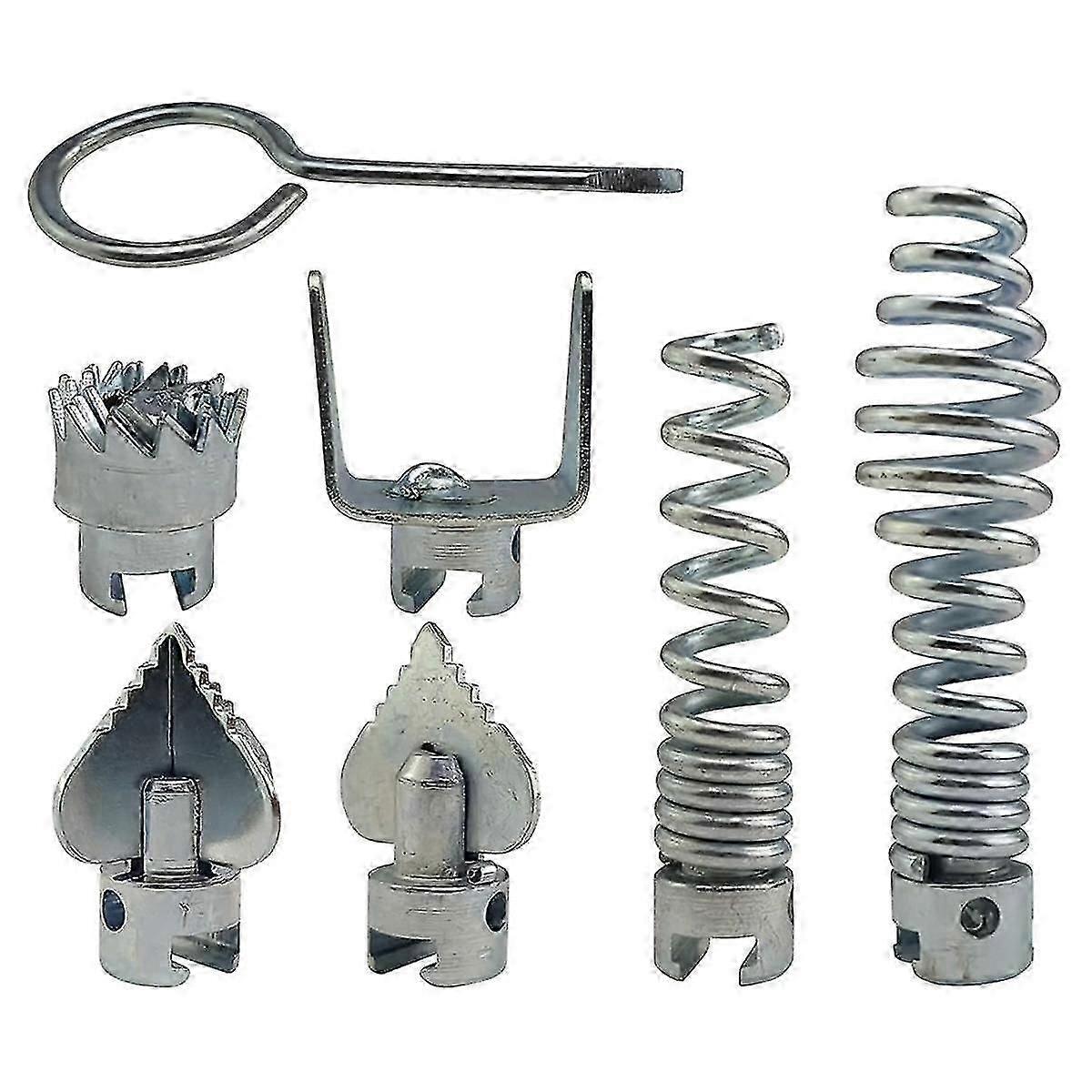 Drainage Cleaner Combination Cutter Set Automatic Locking Suitable For Pipe Dredging Machine 7-piece Set