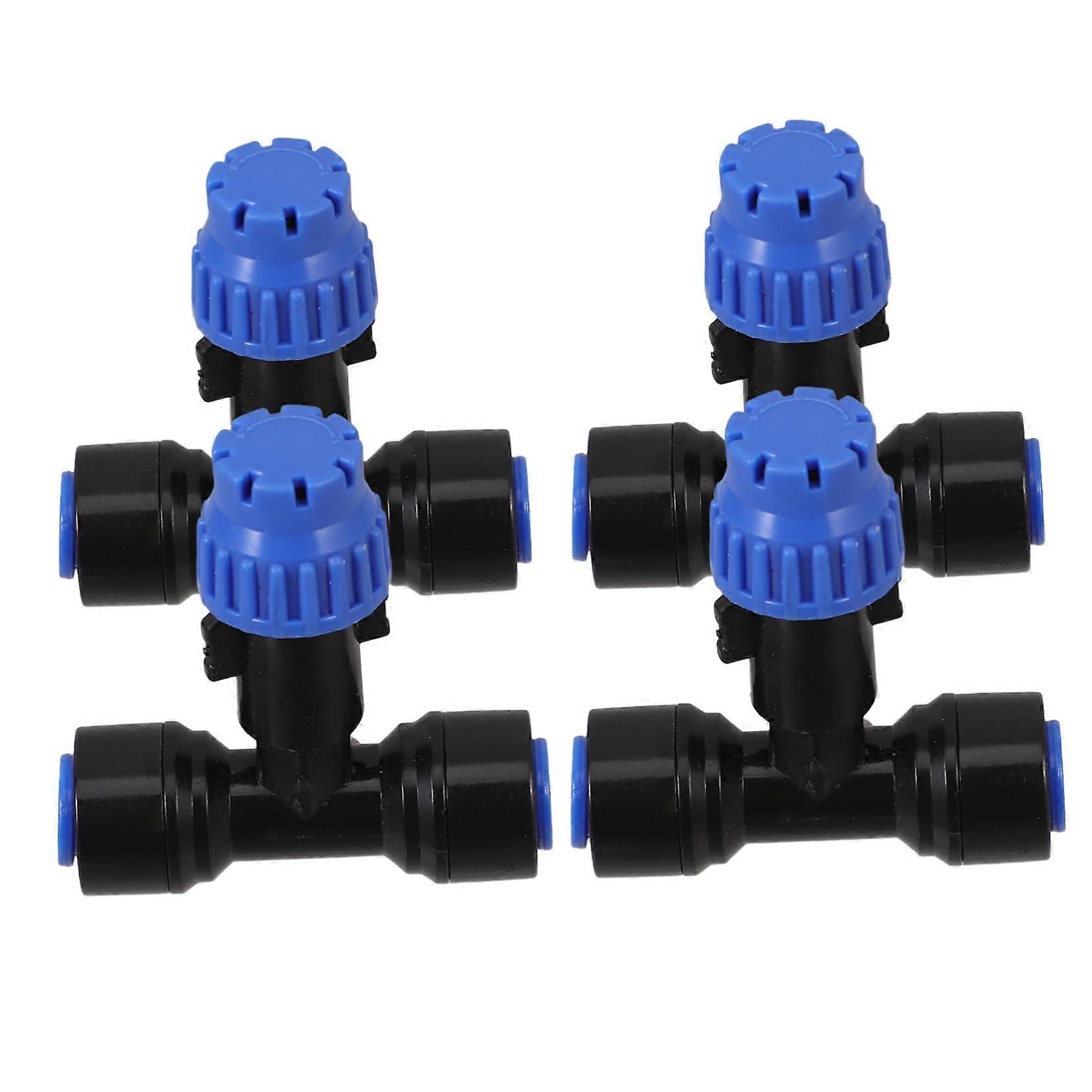Drip Irrigation Connectors 4Pack Quick Fit Leak Garden Hose for Efficient Watering