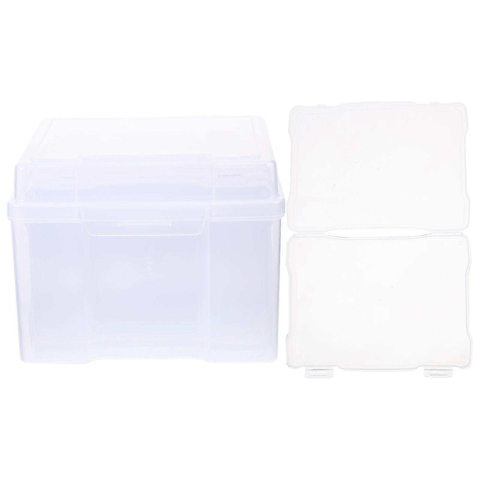 Photo Organizer Cases Versatile Plastic Storage Box for Organizing 1Set