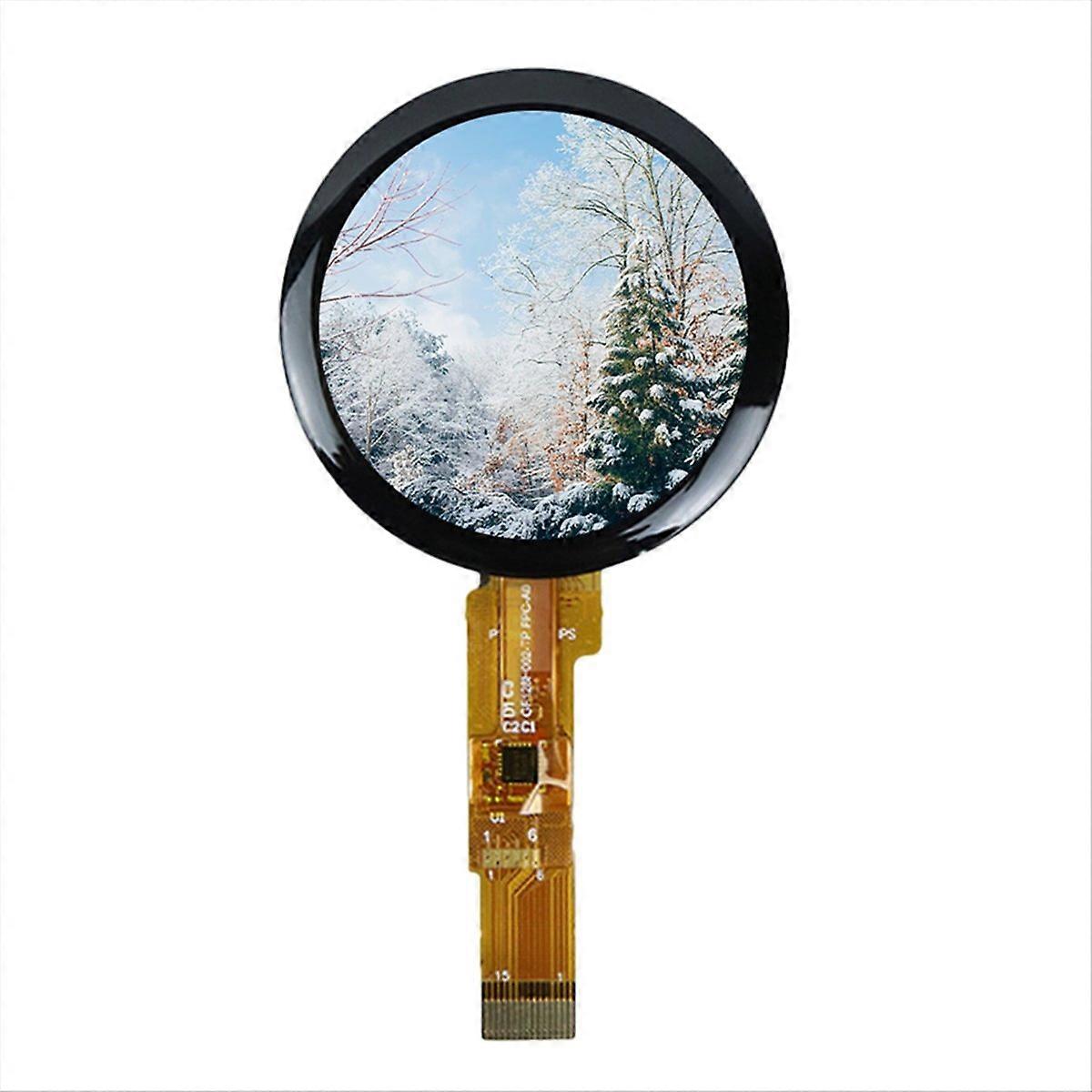 Round IPS Capacitive Touch Screen 4W SPI Interface 15Pin Driver