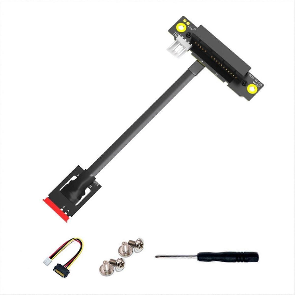 15YA PCI-E 4X to M.2 A+E Key Adapter Cable Extender Risers for Graphics Card Interface Extension Cab