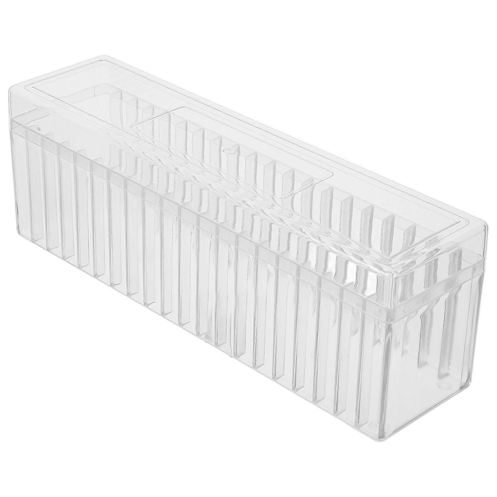 Plastic Coin Storage Box for Coin Collection Organizer with 3Pcs Clear Design