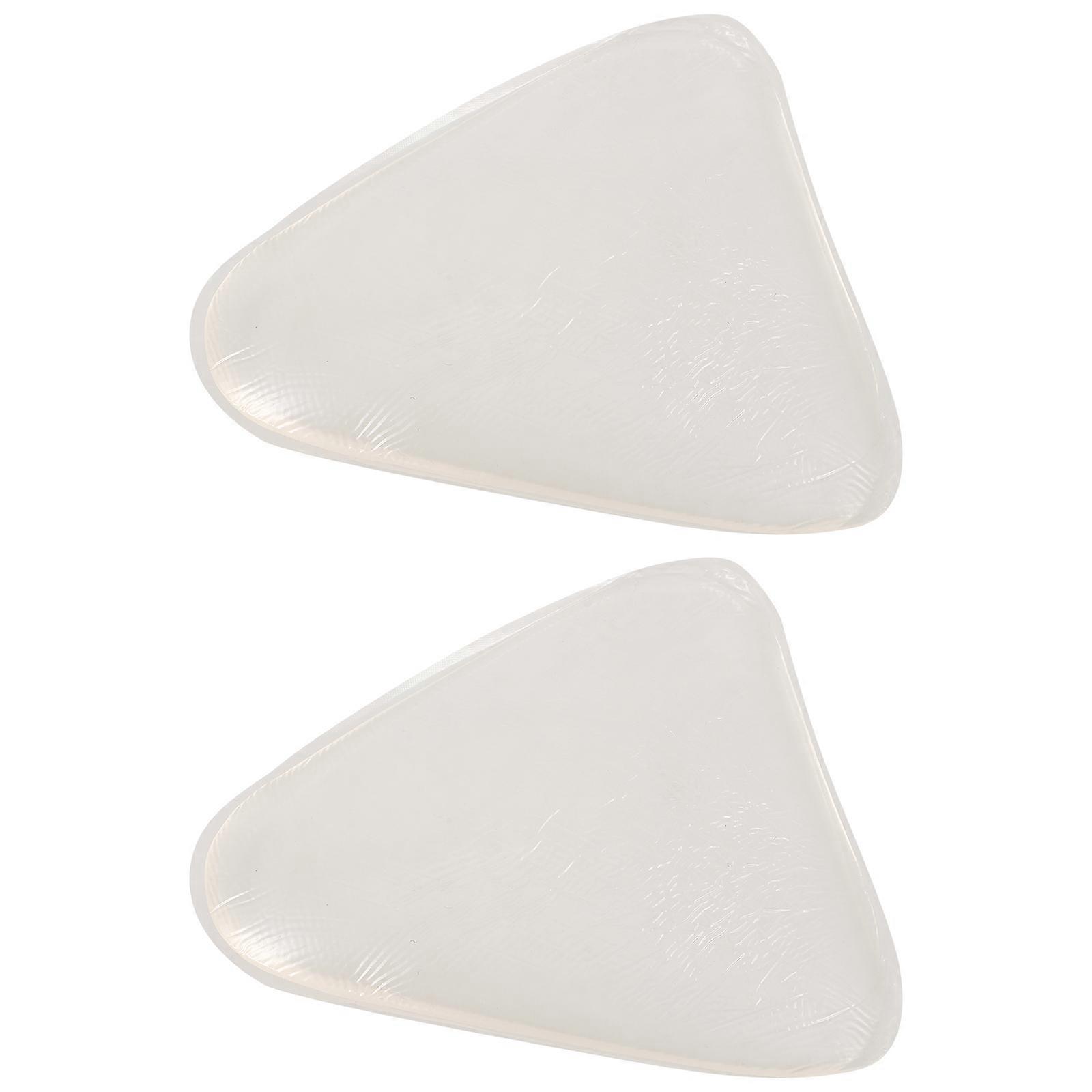 Bra Inserts Silicone Bra Pads for Push-Up Effect 2Pcs Women Removable Pads