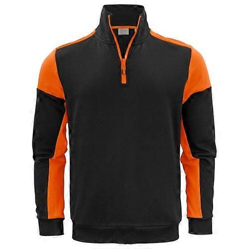 Printer PRIME Mens Contrast Half Zip Sweatshirt