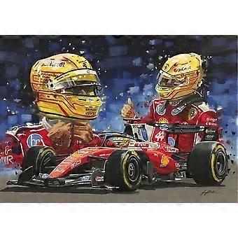 Lewis Hamilton Ferrari SF26 F1 jigsaw puzzle game for adults and kids V2476
